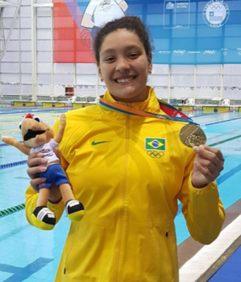 Aluna atleta do Izabela participa dos Jogos Sul-americanos da Juventude